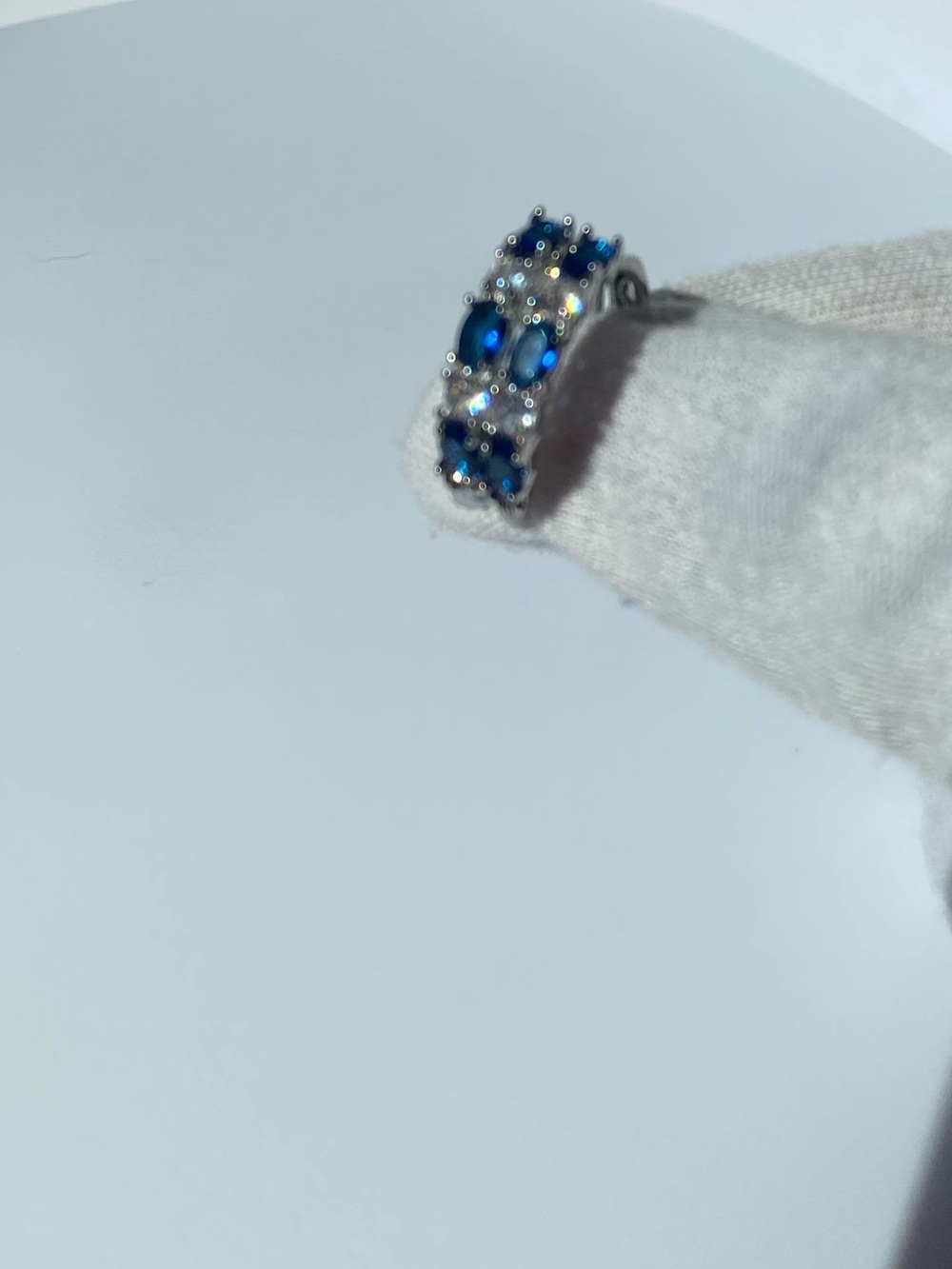 Fashion Rhinestone Crystal Hoop Earrings - New - Picture 5 of 5